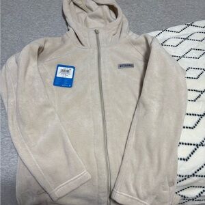 Columbia Women's Cream Hooded fleece Jacket